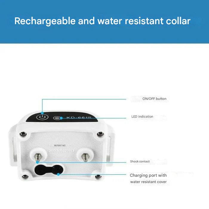 Système de Clôture Sans Fil pour Chiens avec Fonction d'Entraînement - HaloGuard