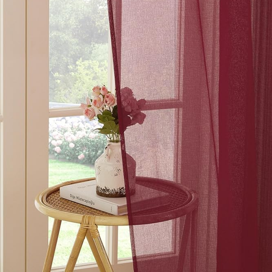Rideaux - Aspect Lin Transparent