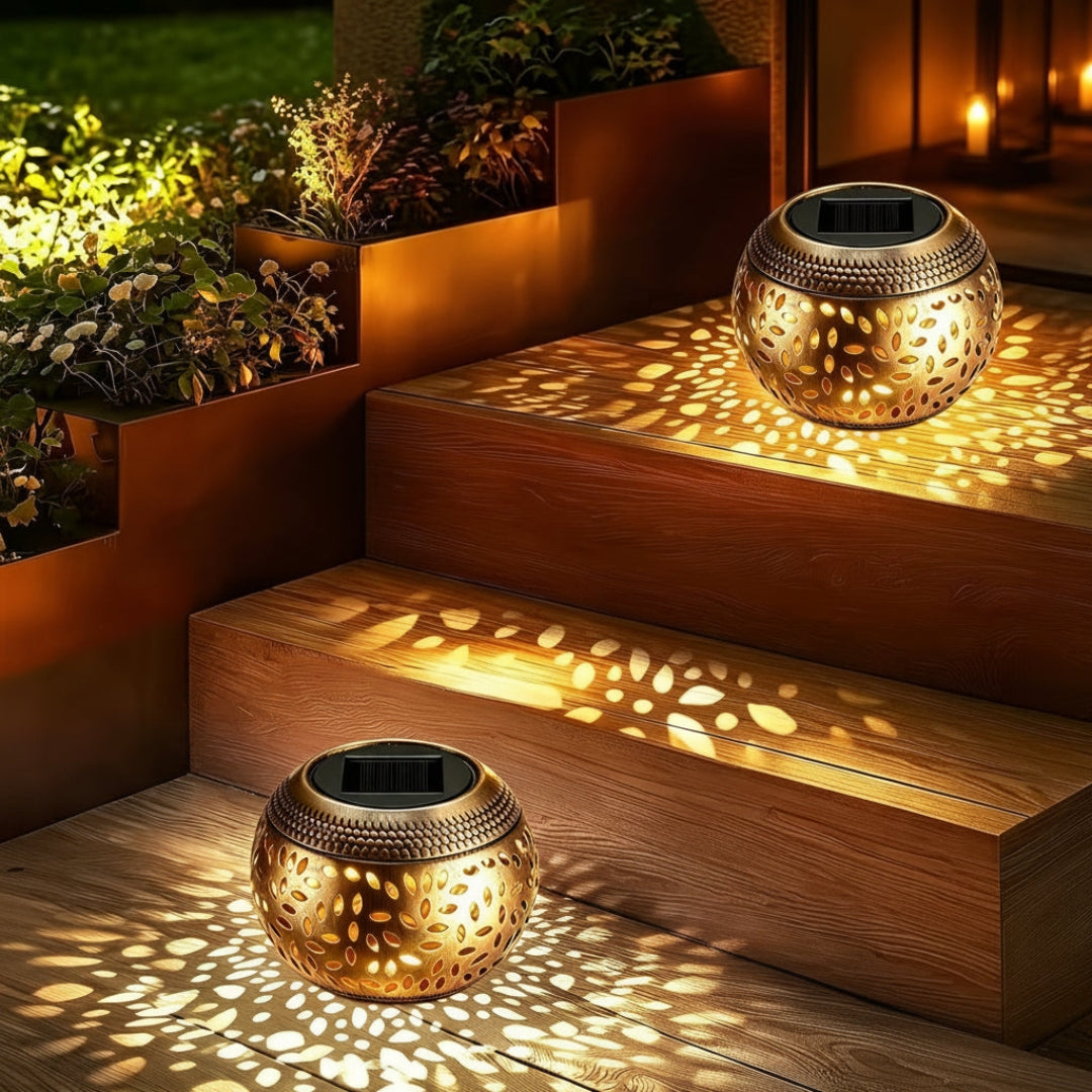 Lampe de Table Solaire d'Extérieur - Lampe Solaire Ambiante pour l'Extérieur