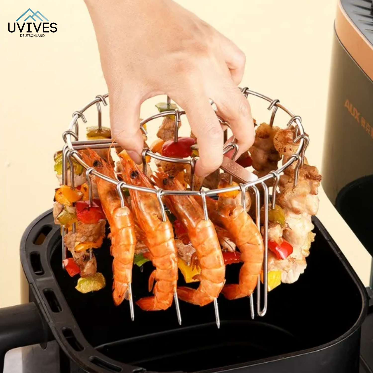CrispGrill Set – Plaisir croustillant sans fumée ni graisse !