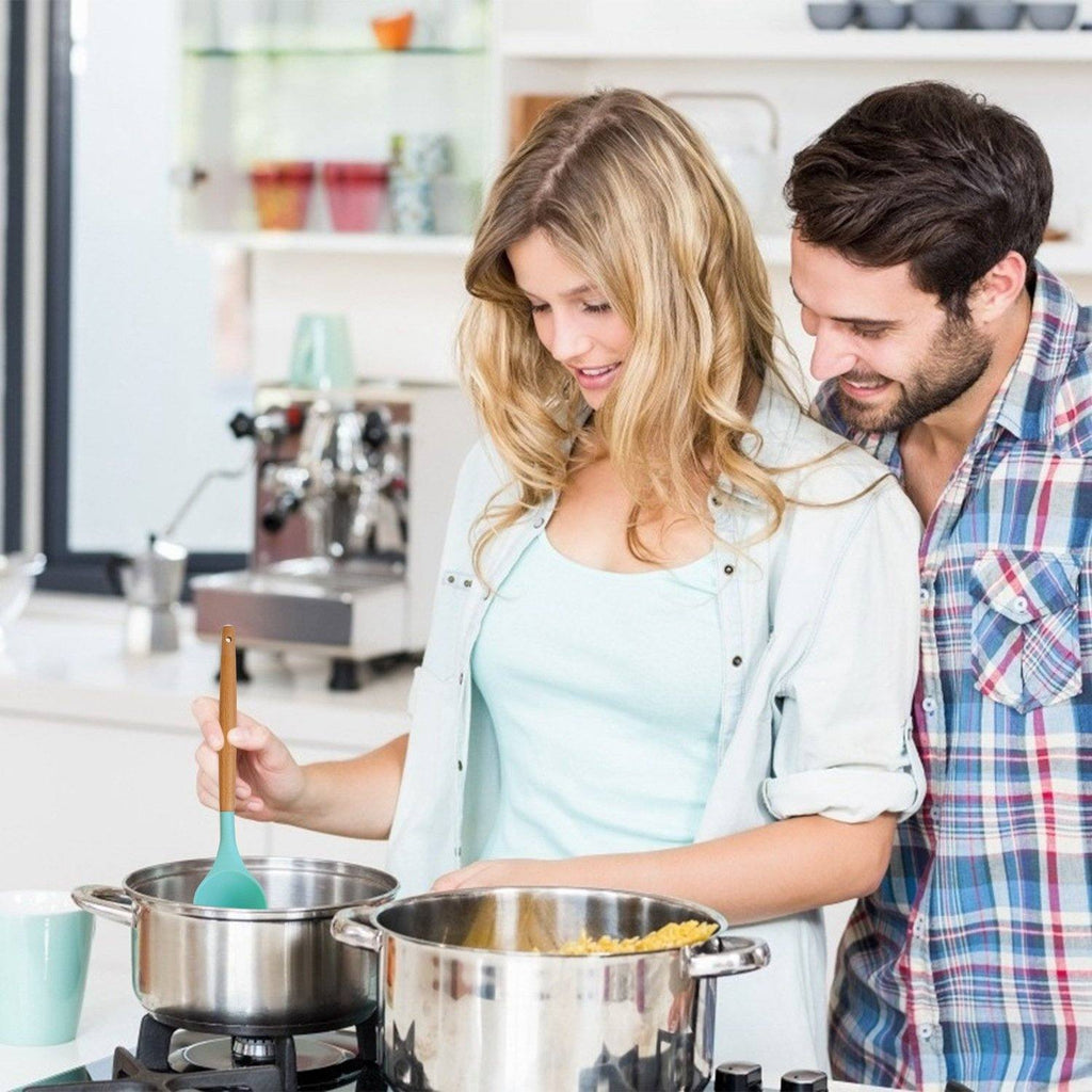 Skanto | Ensemble d'ustensiles de cuisine en silicone de 11 pièces