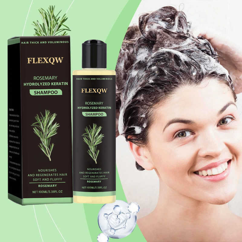 Rose® GlowShampoo 1+1 GRATUIT : Récupération de Kératine Naturelle, Hydratation Profonde et Éclat Radieux