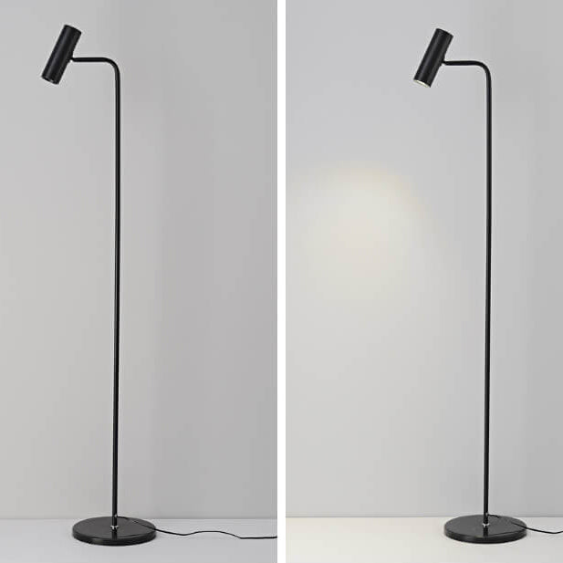Lampe sur Pied LED Réglable en Fer Industriel