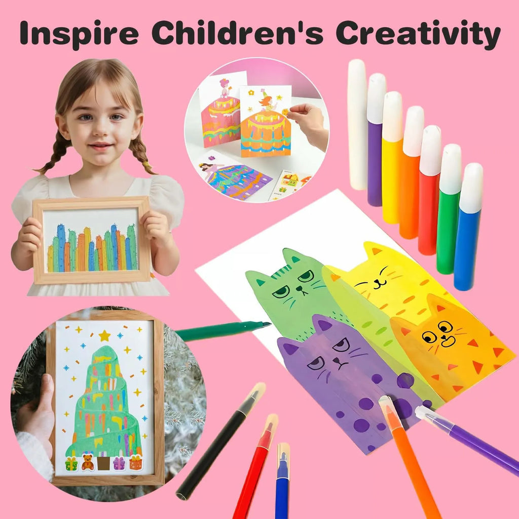 Kit de peinture à raclette pour enfants créatifs