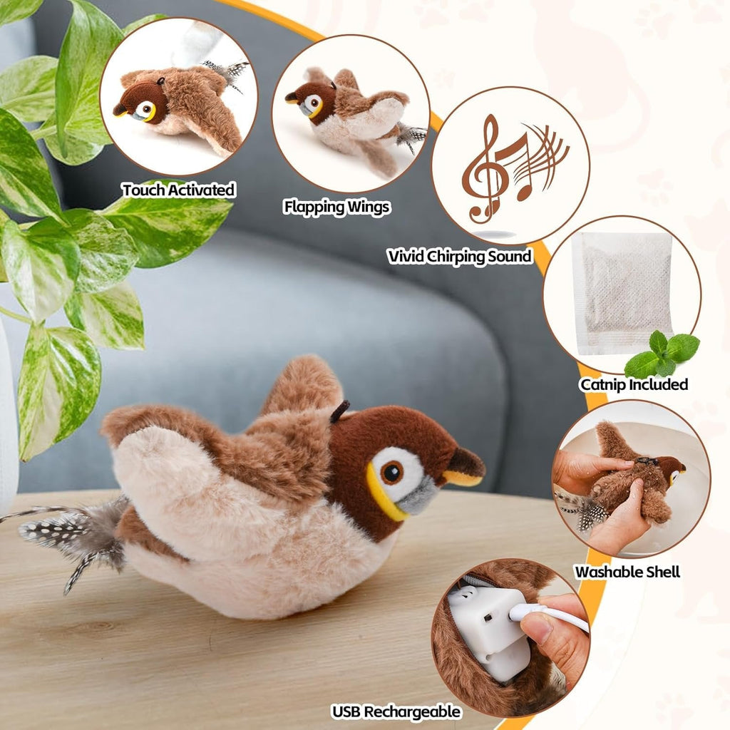 ChirpBuddy – Jouet interactif pour oiseaux pour chats
