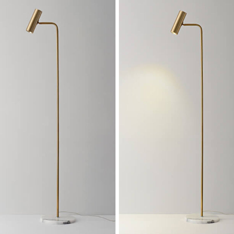 Lampe sur Pied LED Réglable en Fer Industriel