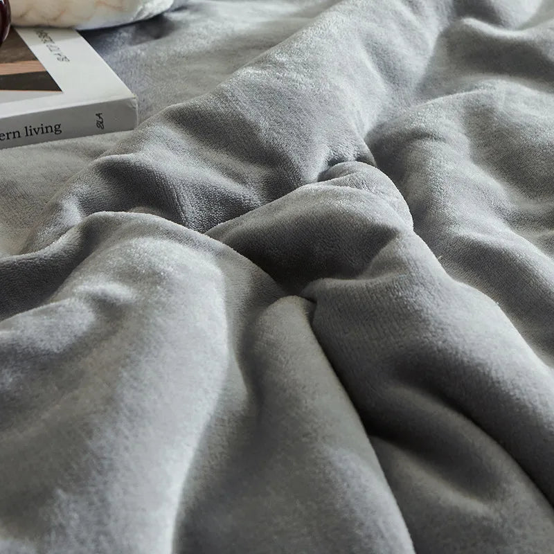 Couverture en Fleece Extra Douce pour Canapé et Lit – Plaid Chaud pour l'Automne et l'Hiver