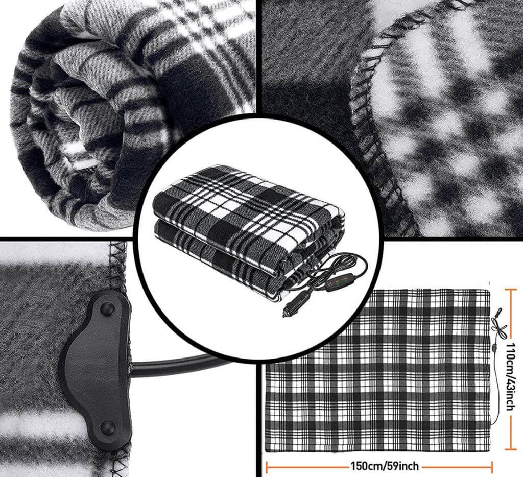 Couverture Chauffante Électrique – Couverture Confortable pour Domicile