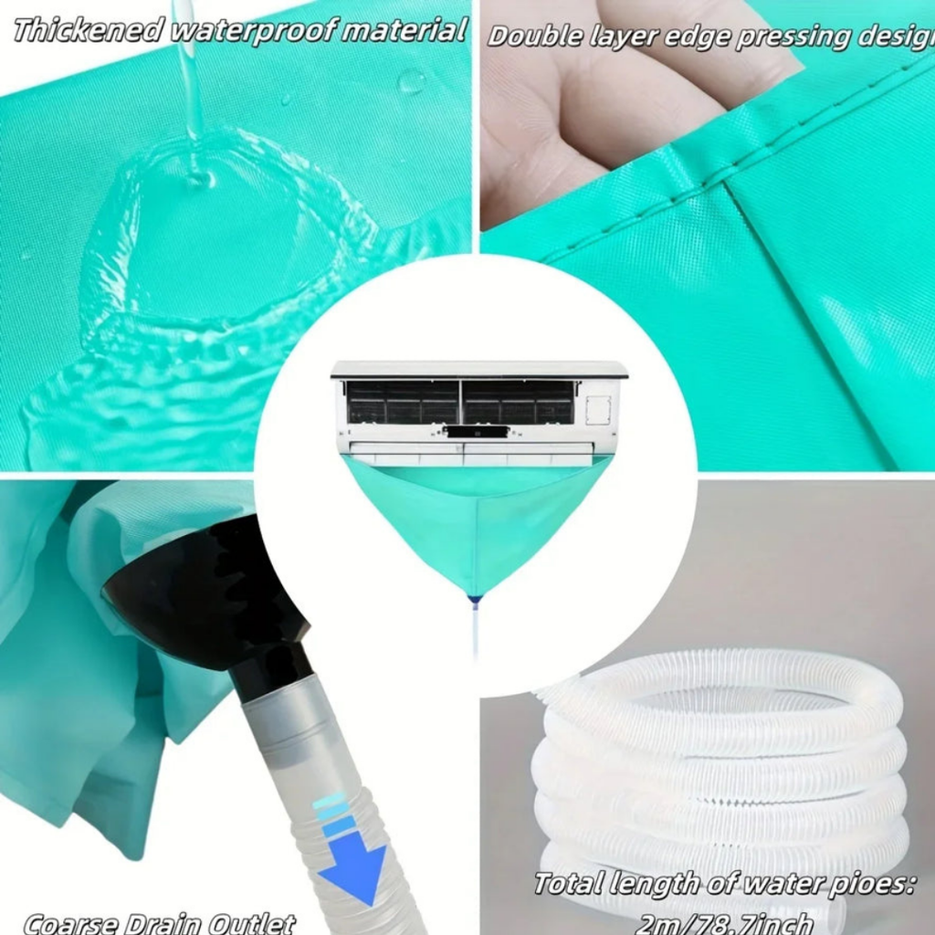Set de housses de nettoyage pour climatisation - kit d'entretien complet