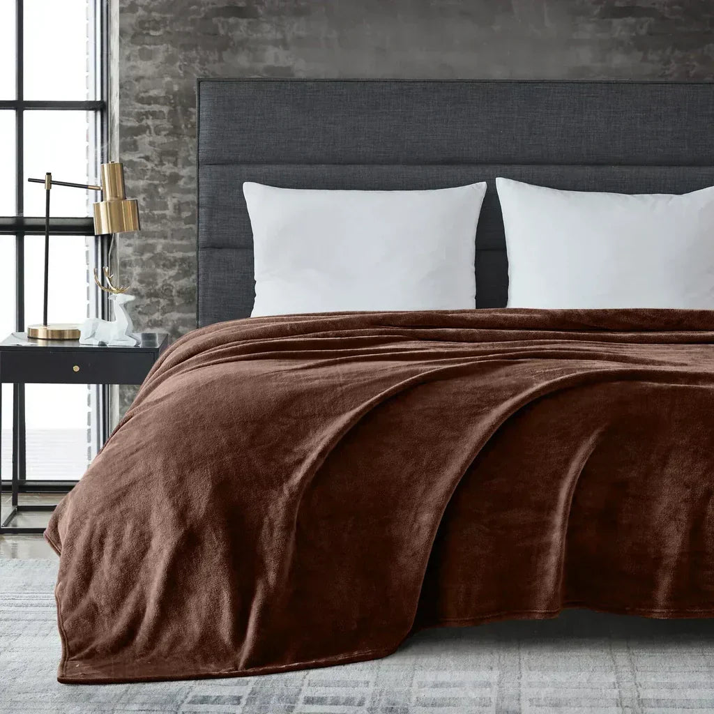 Couverture en Fleece Extra Douce – Couverture Confortable pour Toutes les Saisons