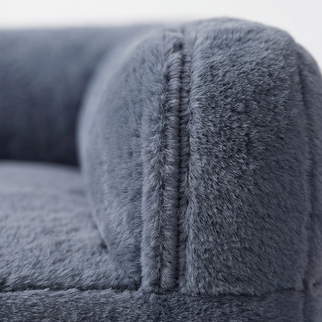 Pawluna – Canapé en peluche pour animaux avec housse lavable