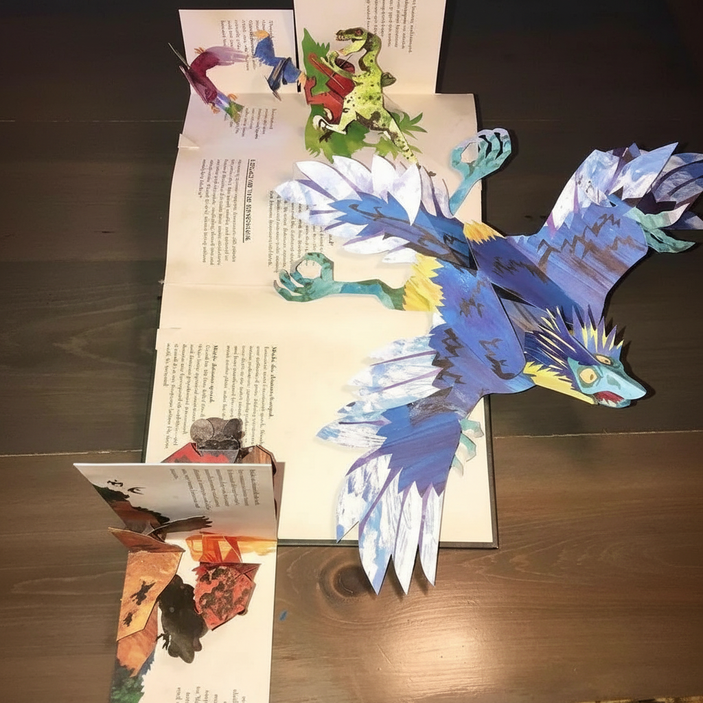 Livre Pop-up 3D Dinosaurs