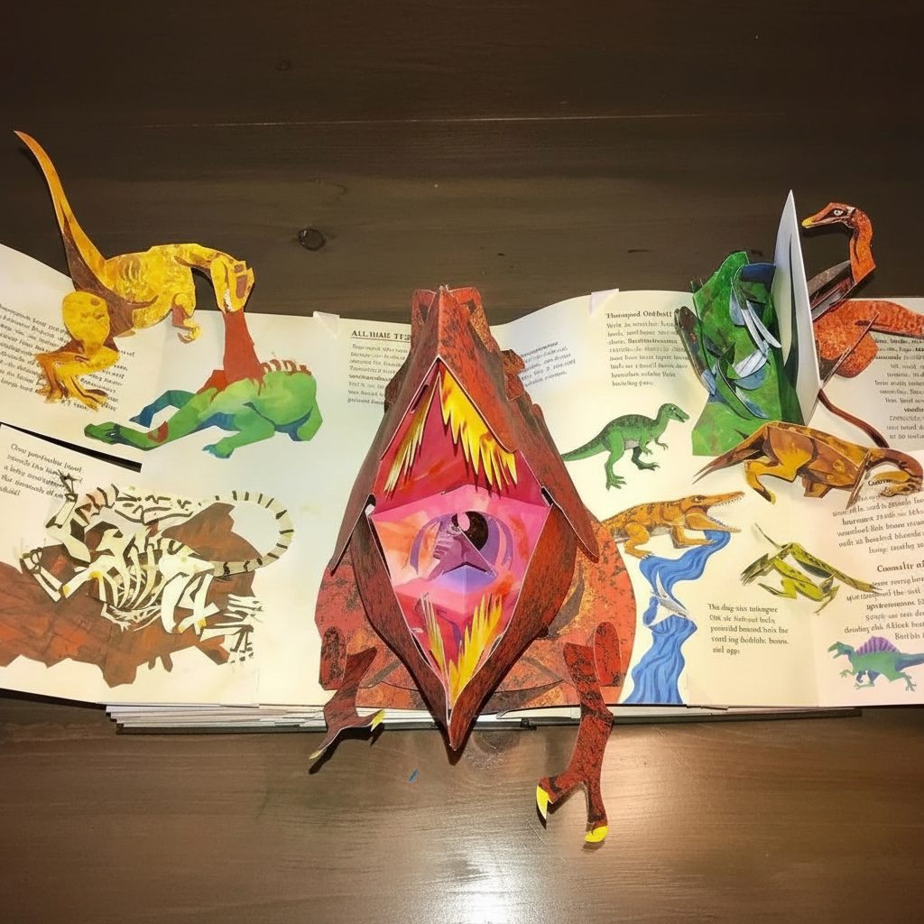 Livre Pop-up 3D Dinosaurs
