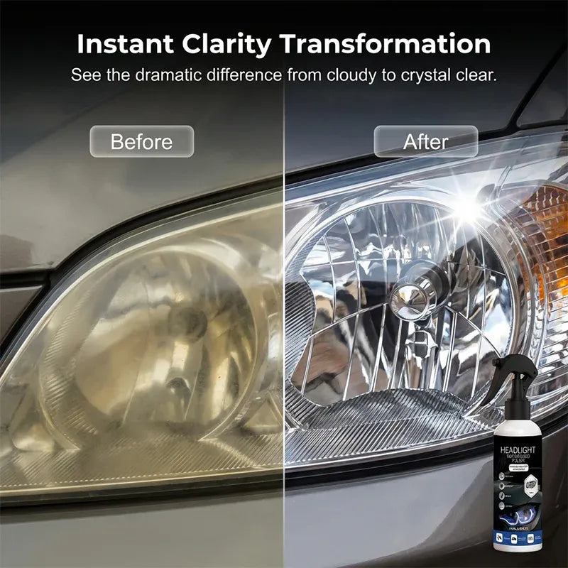 ClariLux™ — Conduisez en toute confiance avec des phares qui brillent comme neufs chaque nuit