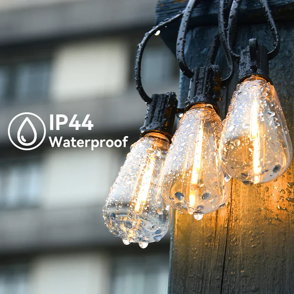 Guirlande LED Résistante aux Intempéries pour l'Extérieur – Guirlande Lumineuse Décorative