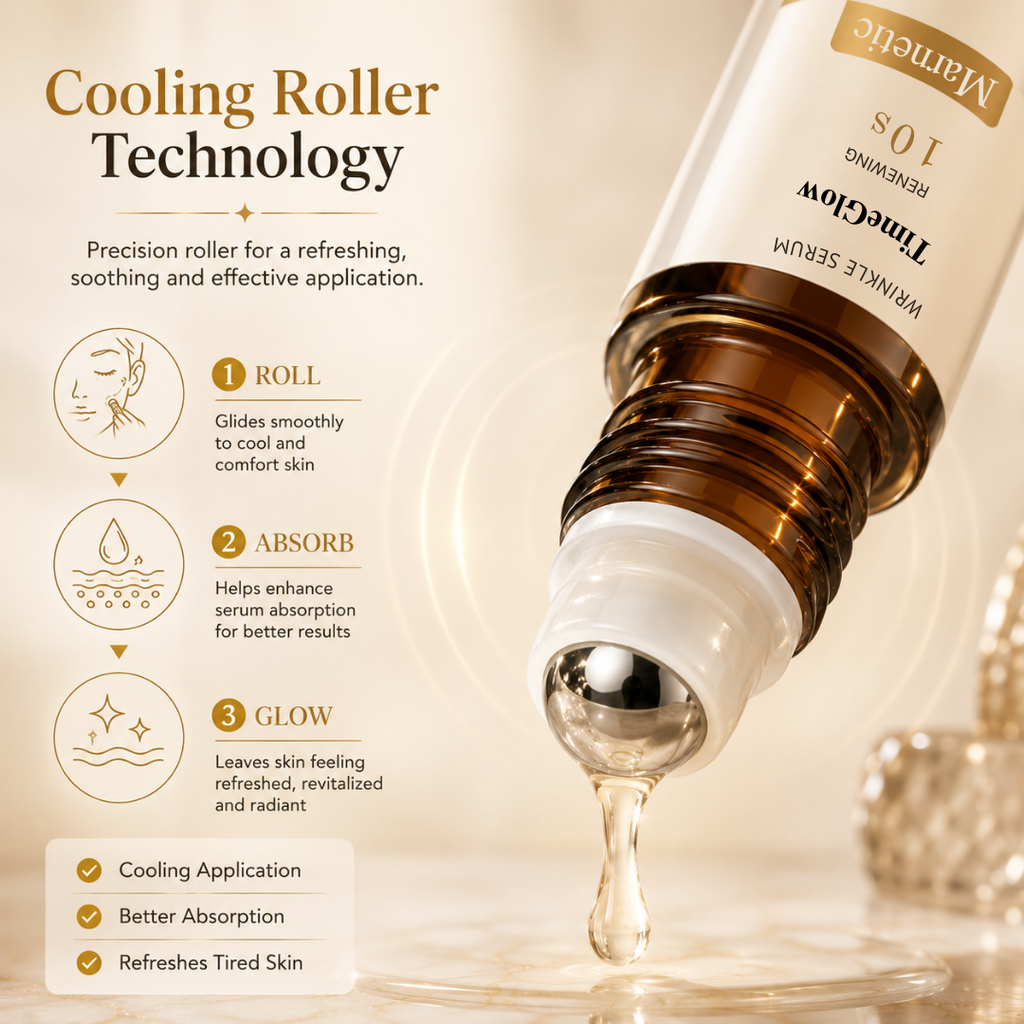 TimeGlow – Sérum Anti-Rides Renouvelant 10s