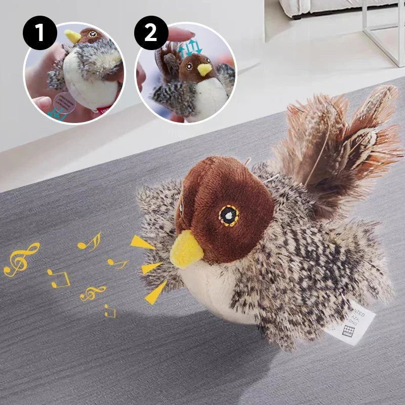 Catfri® Jouet Oiseau : Jouet Interactif Pour Chats