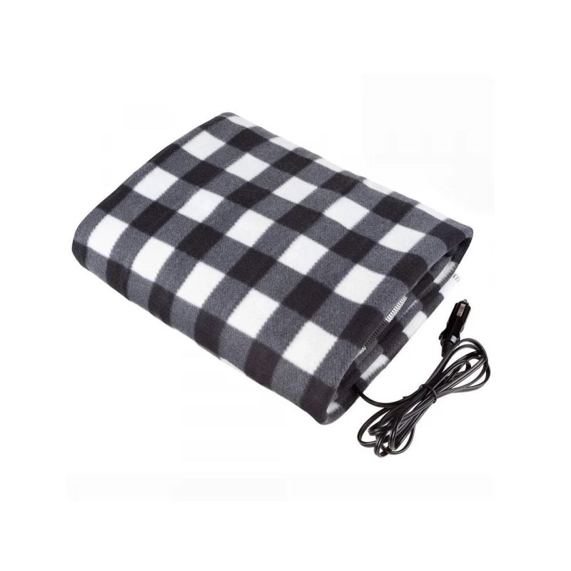 Couverture de Voiture Chauffante – Couverture Électrique Chauffante pour Voiture et Voyages