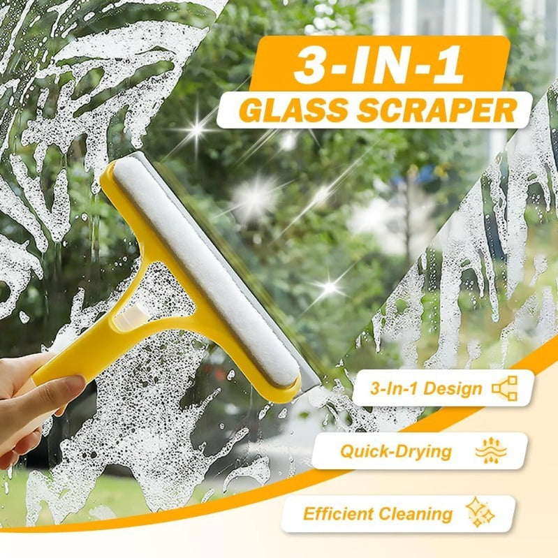 BrightSwipe 3 en 1 Nettoyeur de Vitres avec Pulvérisateur