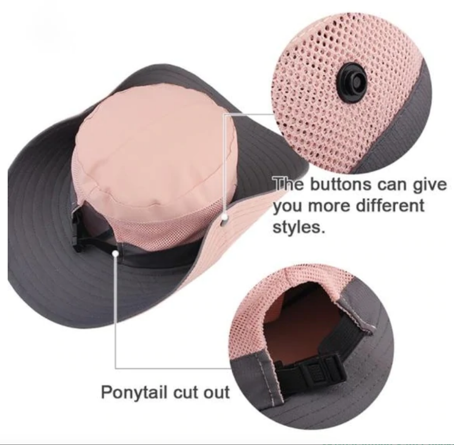 Brehn | Chapeau de soleil pliable avec protection UV