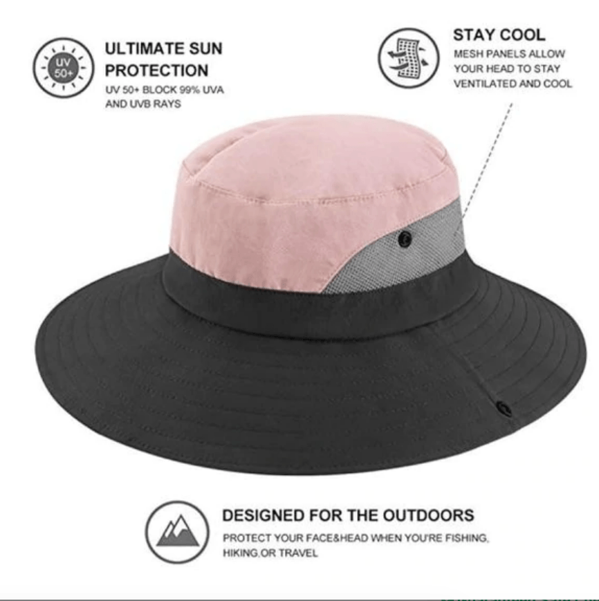 Brehn | Chapeau de soleil pliable avec protection UV