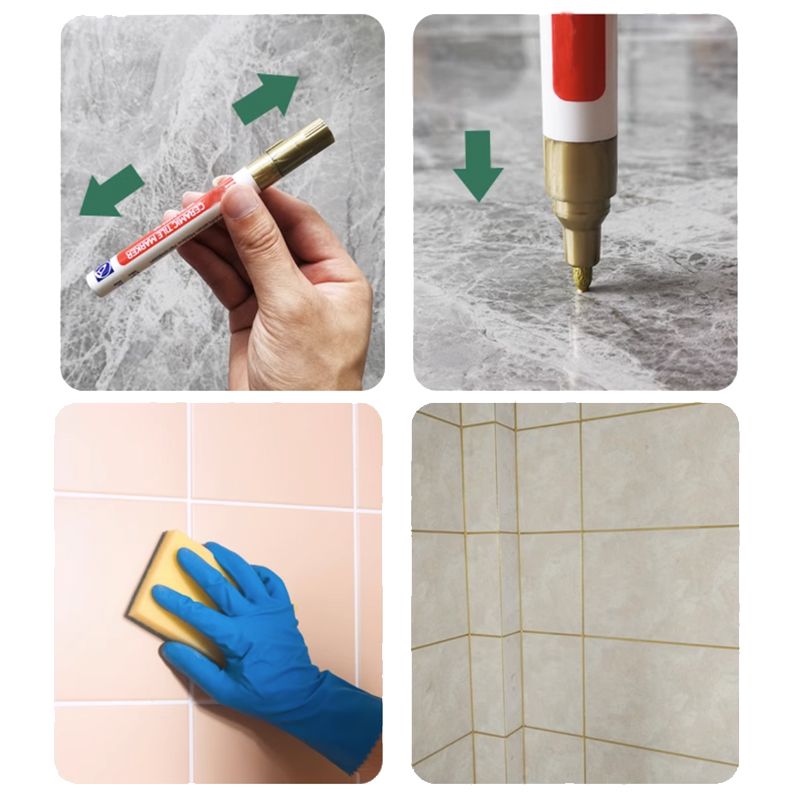 Pousbo Anti-Moisissure et étanche marqueur de joint pour carreaux de céramique