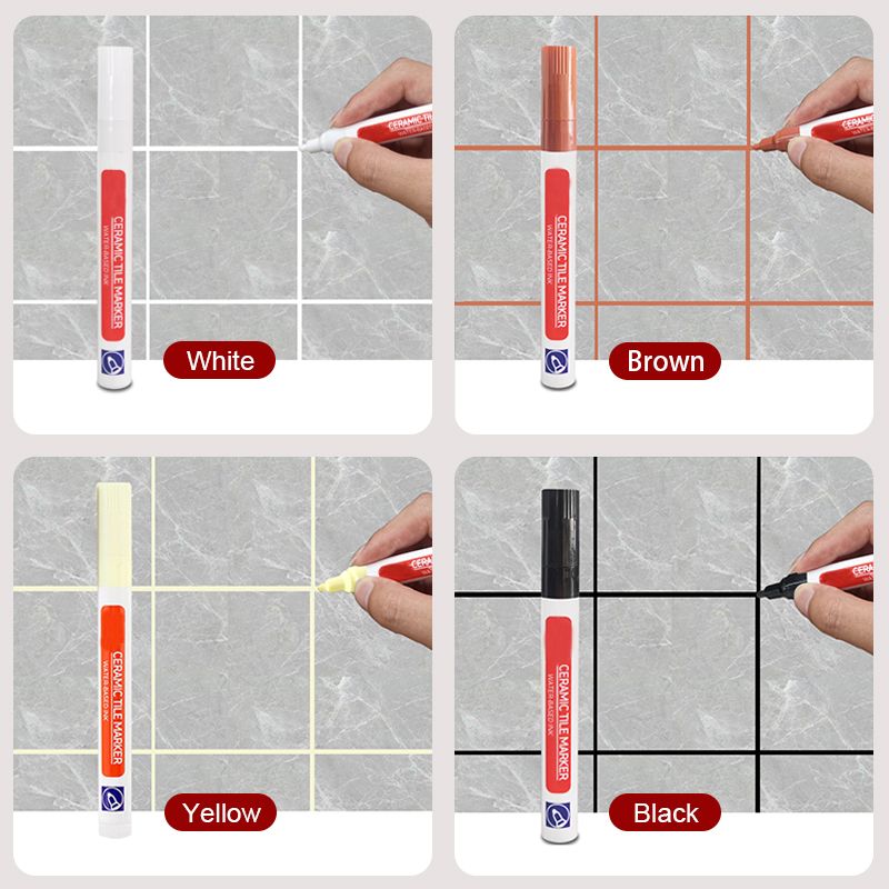 Pousbo Anti-Moisissure et étanche marqueur de joint pour carreaux de céramique