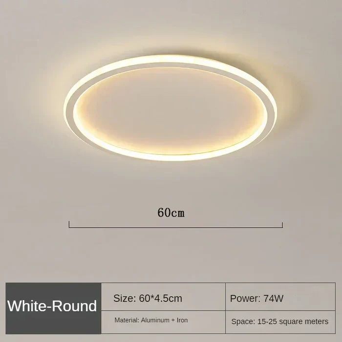 Plafonnier Rond Scandinave - AuroraSphere