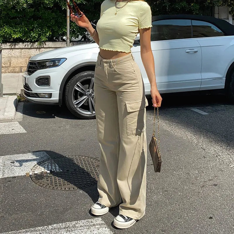 Pantalons Cargo Ajustables Viraux | "Le cargo qui sublime vos courbes"