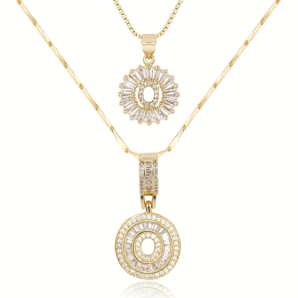 Collier GemLetter - Pendentif Initial avec Finition Luxe
