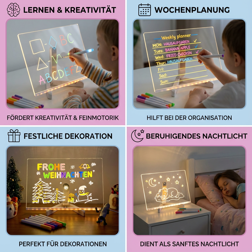 Tableau lumineux LED pour enfants