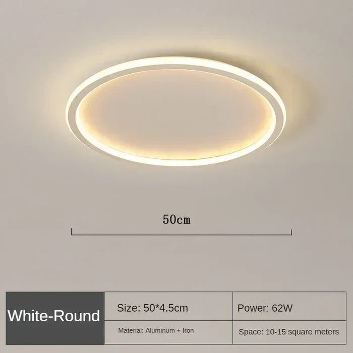 Plafonnier Rond Scandinave - AuroraSphere
