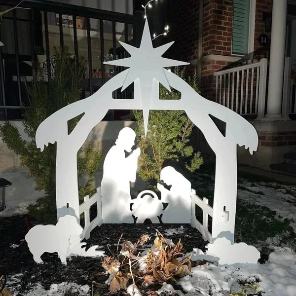 MajesticNativity | Élégance de jardin à l'épreuve des intempéries pour les fêtes de fin d'année