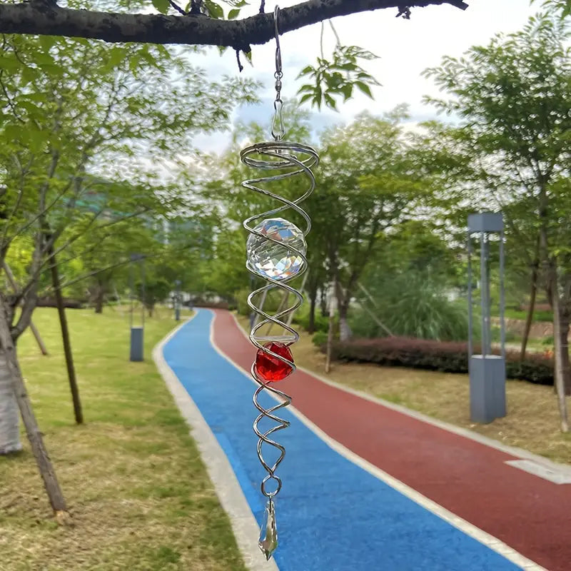 1+1 GRATUIT | CrystalTwister - Spirale Métallique en Cristal Mobile