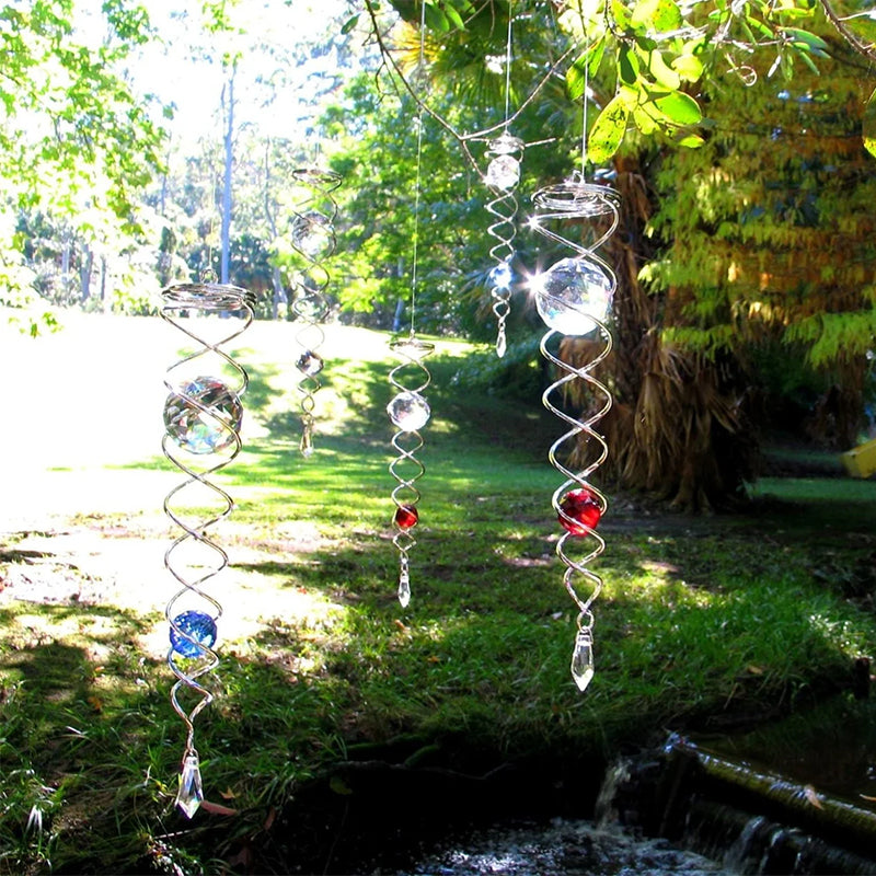 1+1 GRATUIT | CrystalTwister - Spirale Métallique en Cristal Mobile