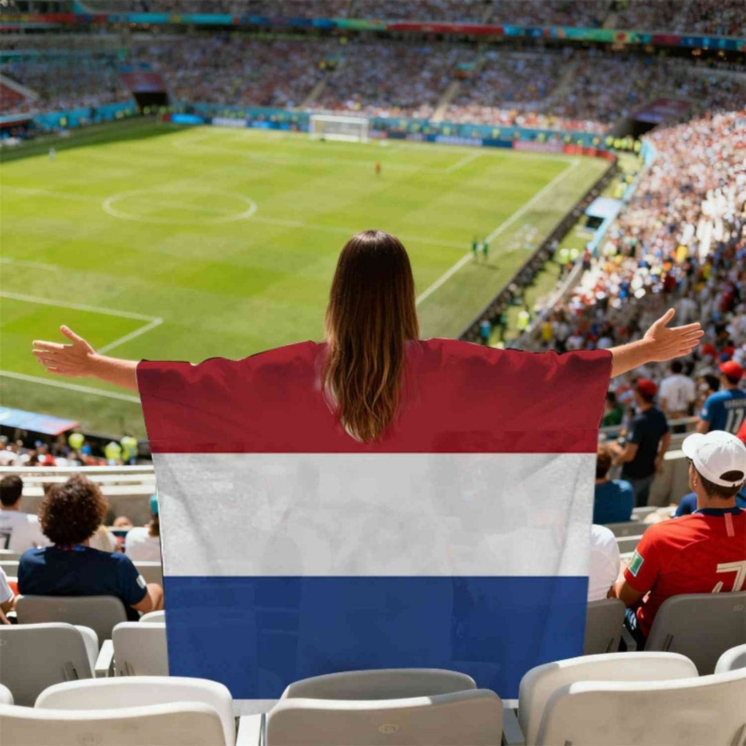 Drapeau de la Coupe du Monde - Cape de Supporter Légère pour Fans - Cape de Support