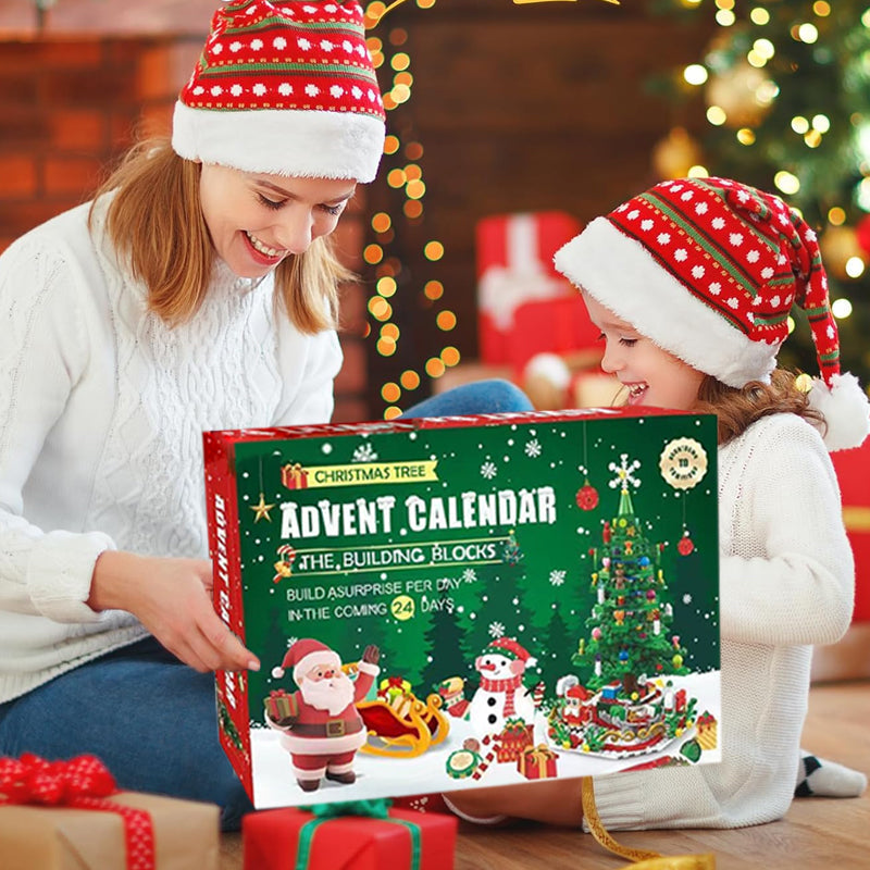 Calendrier de l'Avent Arbre de Noël 2026 – Kit à faire soi-même pour décoration de Noël