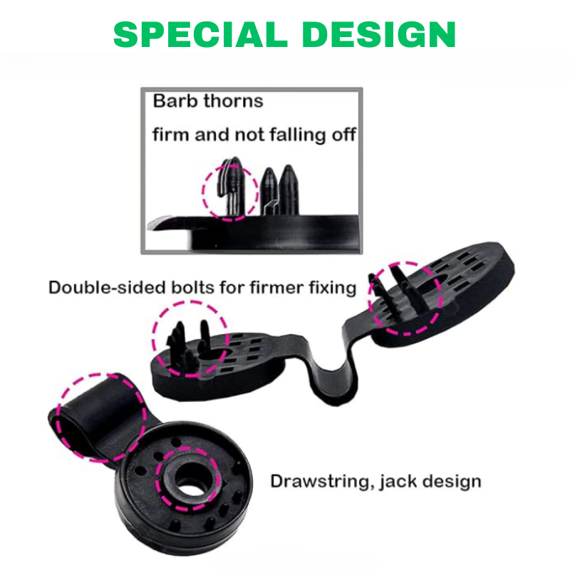 GlideHold® ShadeClips : Clips de Ombre Durables pour Tente et Tissu Extérieur