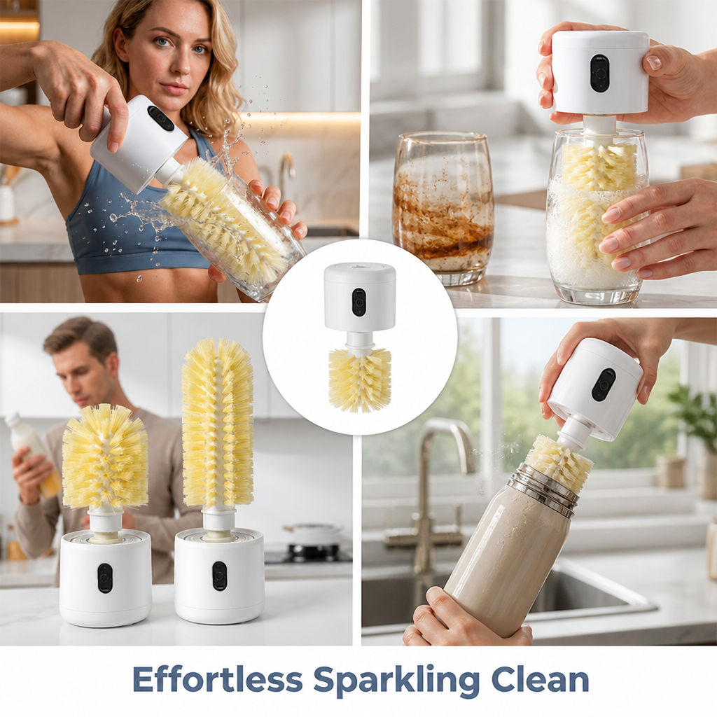 CleanSpin™ — Éliminez les taches tenaces et profitez de tasses impeccables sans lever le petit doigt