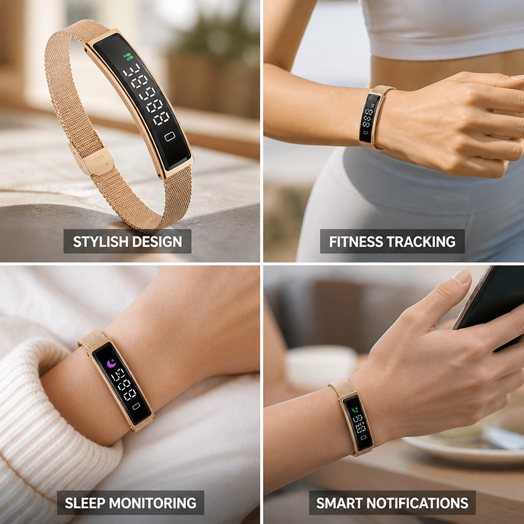 Bracelet de Fitness Multi-Sport & Suivi du Sommeil