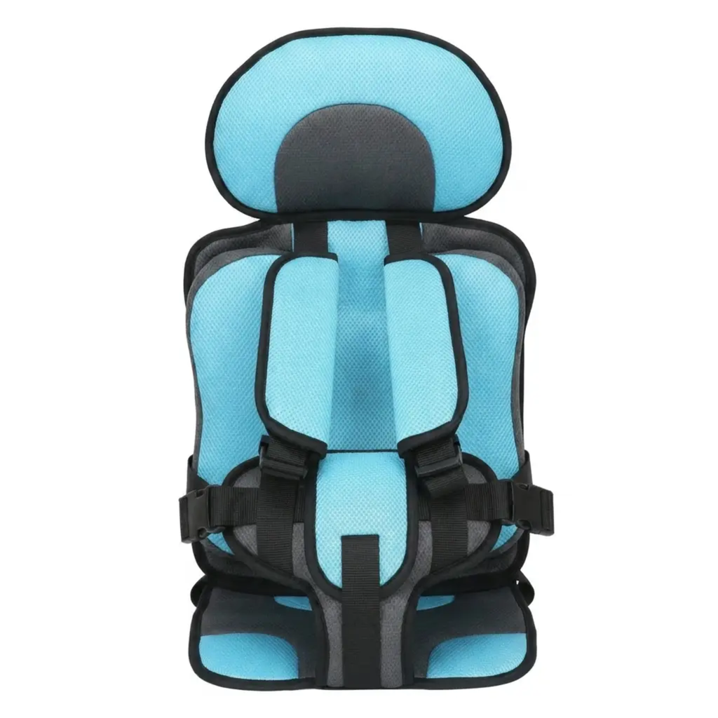 Siège d'auto rehausseur pour enfant portable et pliable