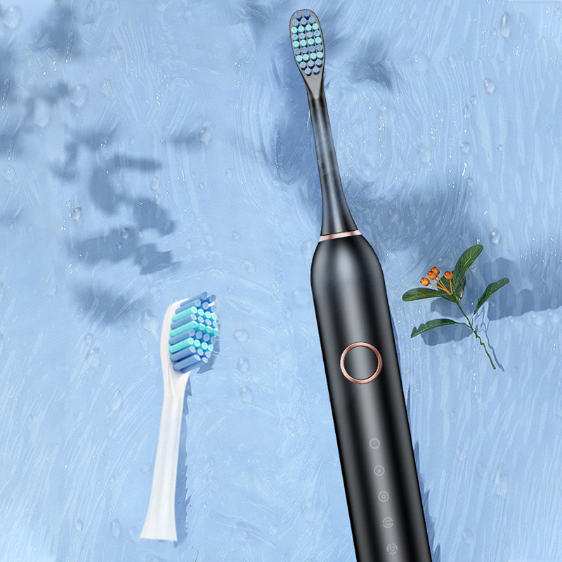 Skanto | Brosse à Dents Électrique Sonique | 6 Modes & Étanchéité IPX7 | Blanc, Noir, Rose