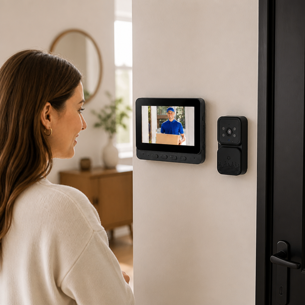 VigilancePro™ — Prenez le Commandement avec une Sécurité de Porte d'Entrée Claire comme du Cristal, Prête pour la Nuit
