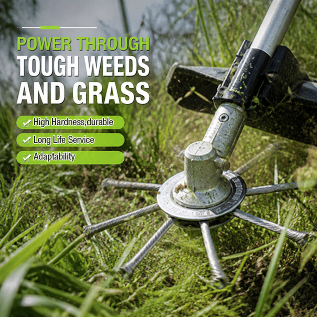 Tête de Coupeur à Fil BladeEdge™ — Dominez les Mauvaises Herbes Difficiles et Récupérez Votre Jardin en Quelques Minutes