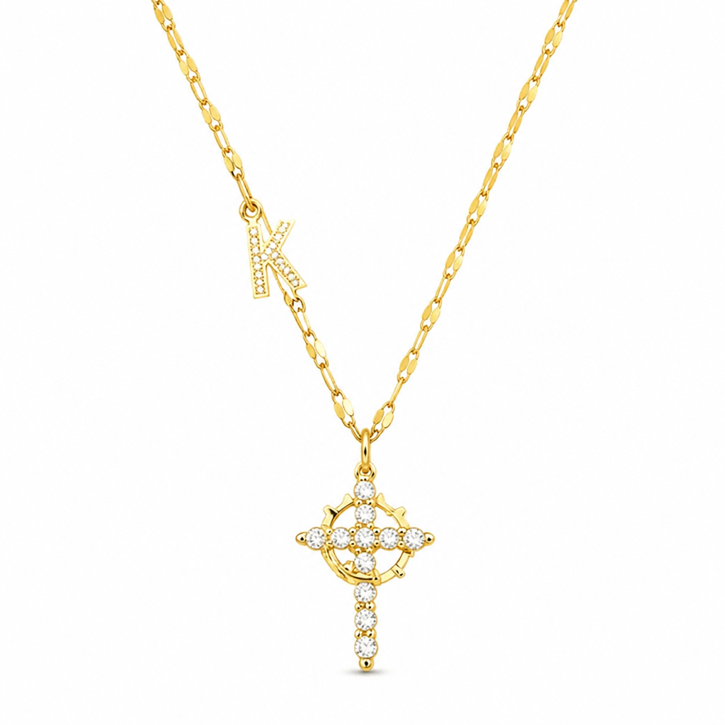 Collier en Chaîne Pétale Calyvra™ — Possédez Votre Éclat avec Élégance Personnalisée et Force Intemporelle