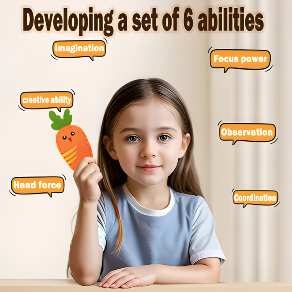 Kletshuts™ SewingCraft 1+1 GRATUIT : Kit de couture DIY Animaux pour Enfants, Set de Créativité