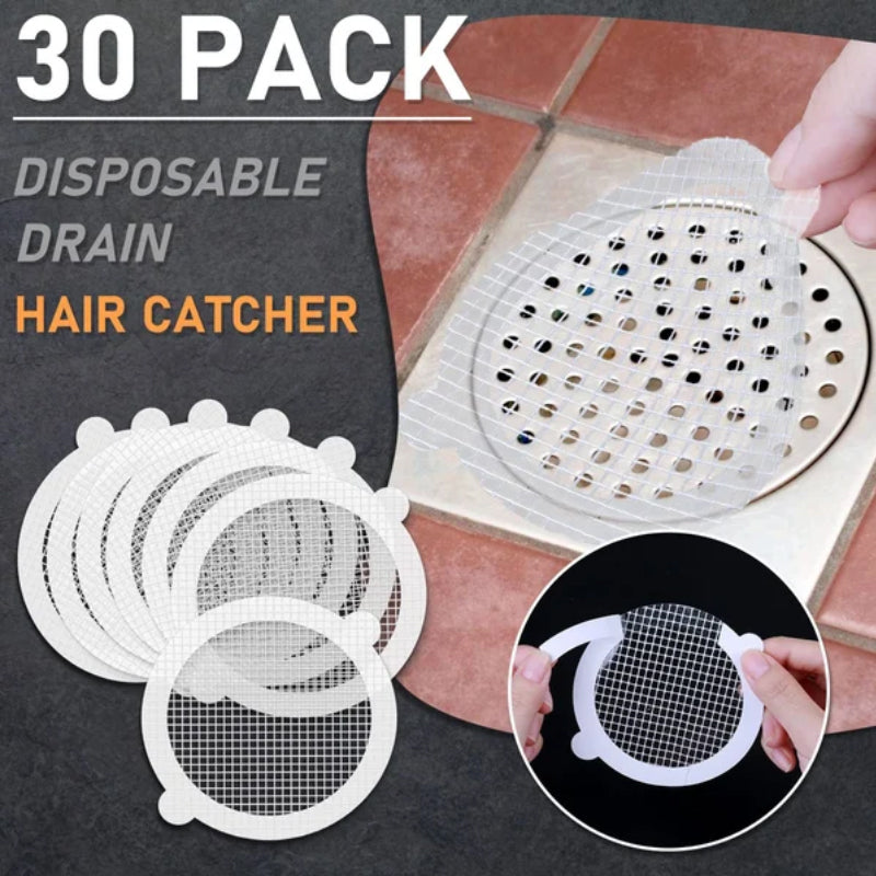 Autocollants attrape-cheveux pour drains de douche – Prévenir les obstructions dans la salle de bain et la cuisine