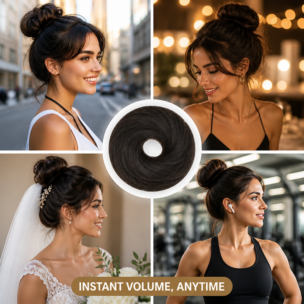 Bunelle™ — Augmentez Instantanément Votre Cheveux avec un Volume Luxueux et Éblouissant