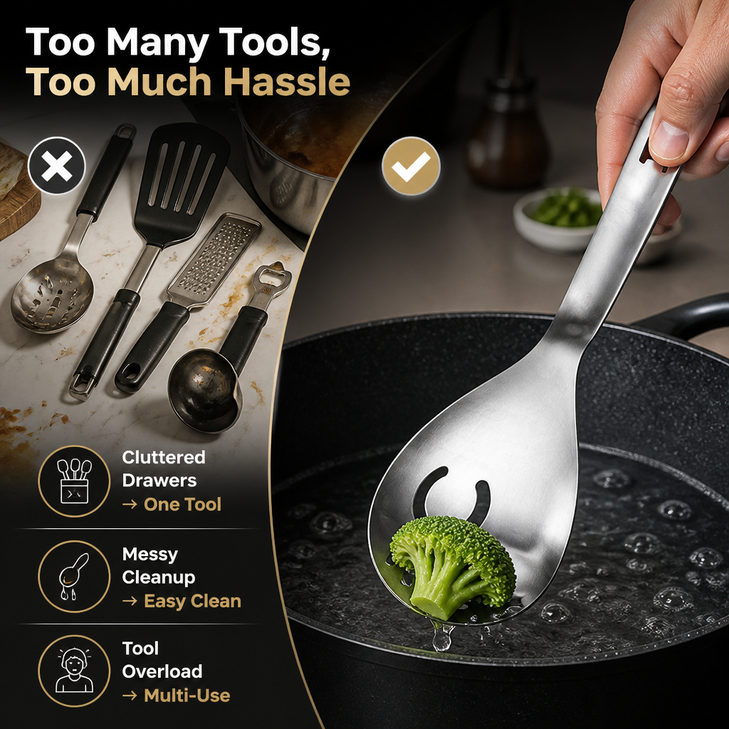 AeroSpoon™ — Réduisez le Chaos en Cuisine et Cuisinez avec Confiance