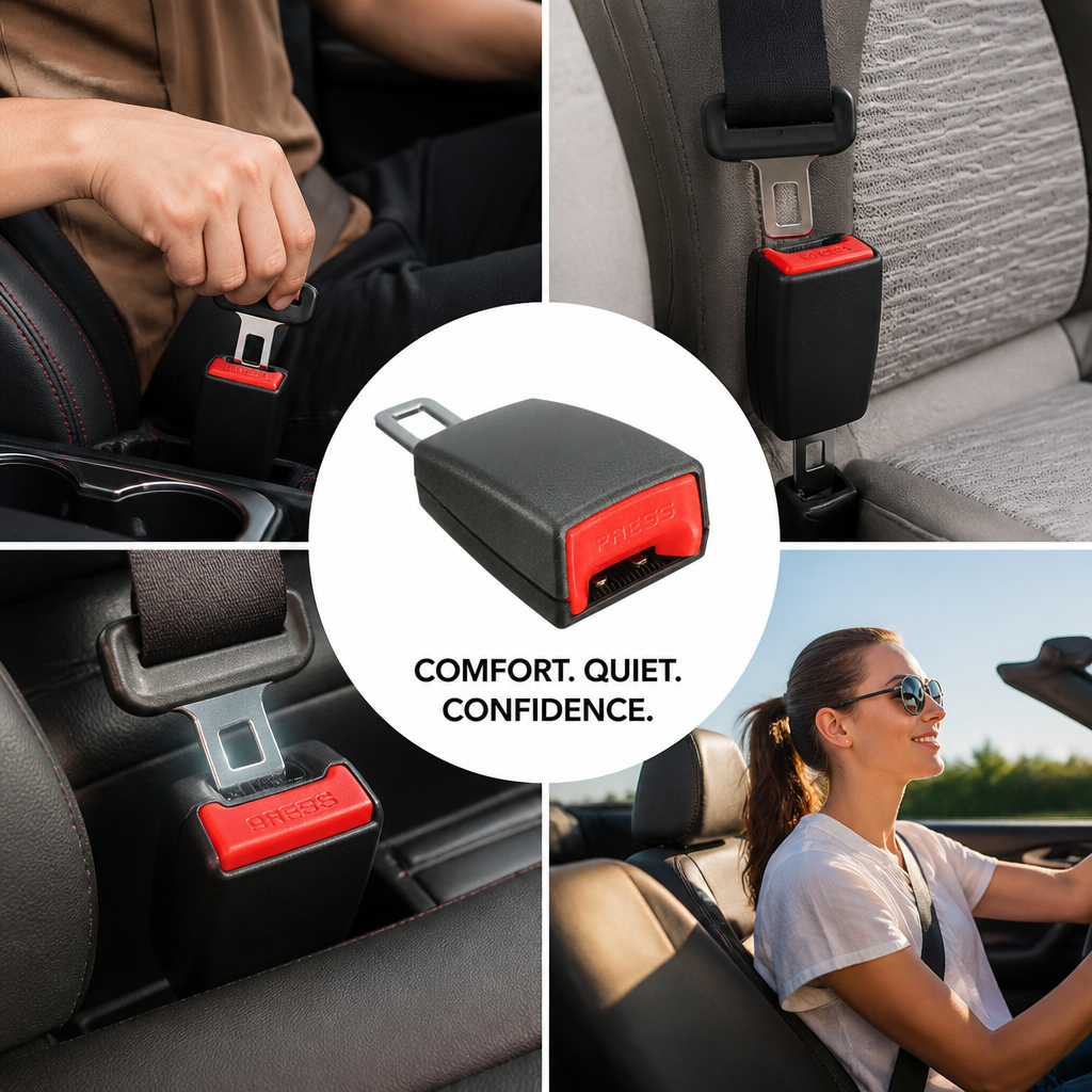 DriveEase™ — Silencez les alarmes de ceinture de sécurité et conduisez avec un confort inégalé